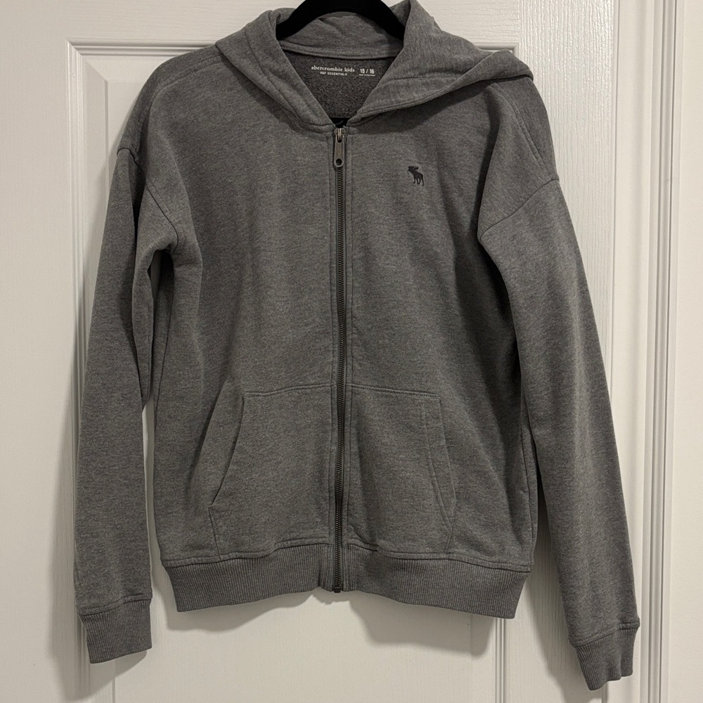 Boy’s Abercrombie Gray Zip-Up Hoodie